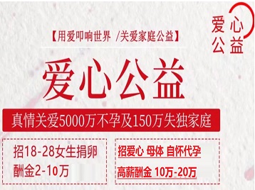 兴县捐卵助孕生子 爱心志愿者招募